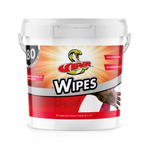 [RT600D] VIPER WIPES WATERLESS HAND WIPES 80 CT